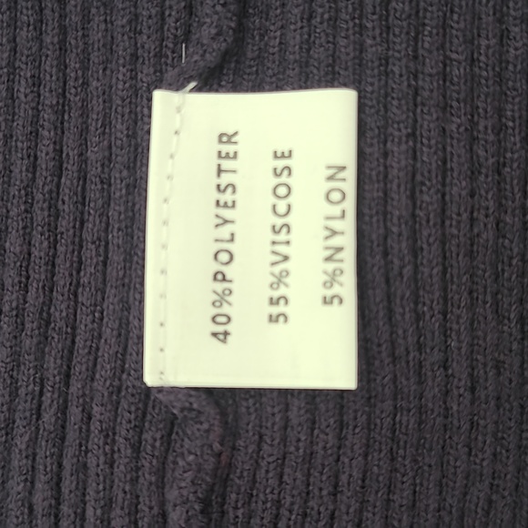 Capuffy Womens Sleeveless Mock TurtlenecK Dress SZ  XS Navy Blue NWT - Picture 7 of 8